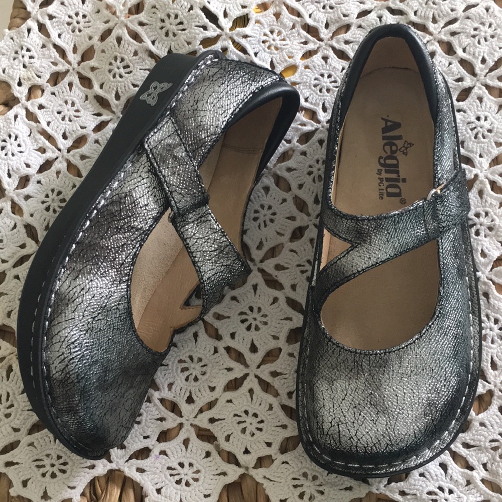 Alegria Jil-752 silver shoes sz. 35